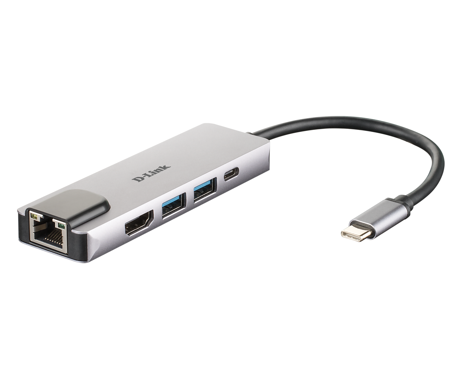 D-Link 5-in-1 USB-C™ Hub with HDMI/Ethernet and Power Delivery
DUB-M520