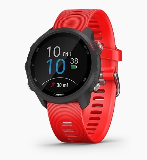 Garmin Forerunner 245 Music, Color: Lava Red