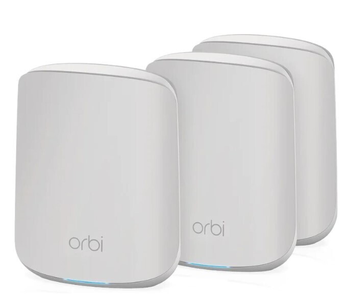 NETGEAR Orbi RBK353 Performance Dual Band Mesh WiFi-6 System Performance - AX1800 (1 Router + 2 Satellites) RBK353-100EUS