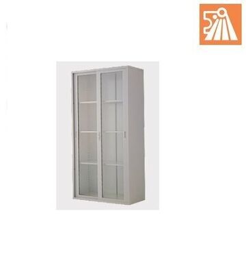 Lion Full Height Steel Cupboard Glass Sliding Door L35B (For Klang Valley Only)