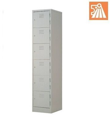 Lion 6 Compartment Steel Locker L556B (For Klang Valley Only)