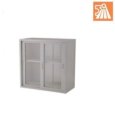 Lion Half Height Steel Cupboard Glass Sliding Door L30B (For Klang Valley Only)