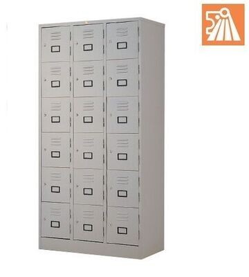 Lion 18 Compartment Steel Locker L5518B (For Klang ValleyOnly)