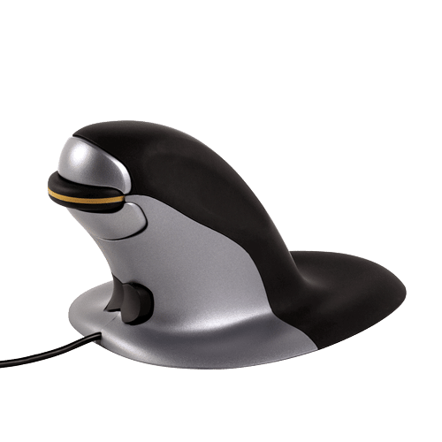 Fellowes Penguin® Ambidextrous Vertical Mouse – Medium