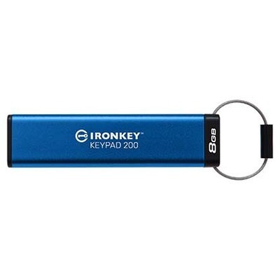 Kingston IronKey Keypad 200 Hardware-Encrypted USB Flash Drive (Type-A /Type-C)