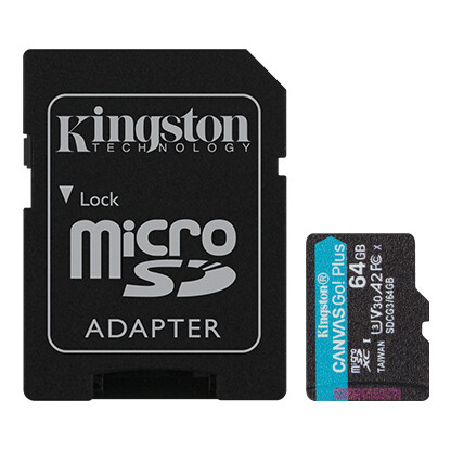 Kingston Canvas Go! Plus microSD Memory Card