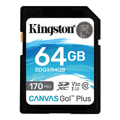 Kingston Canvas Go! Plus SD Memory Card