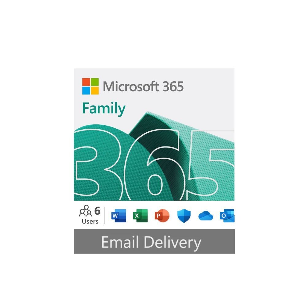 Microsoft 365 Family ESD | License Key 6-User PC/Mac | 1Year Subscription 6GQ-00083