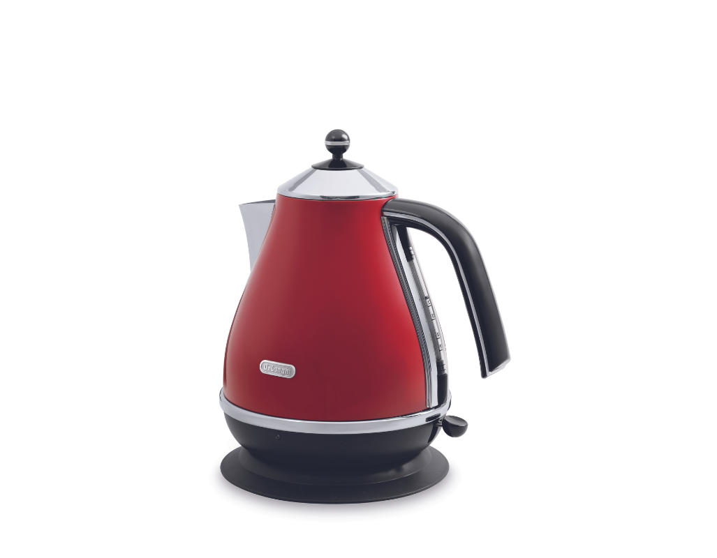 Delonghi Icona Classic Kettle 1.7L, Color: Red (KBO2001.R)