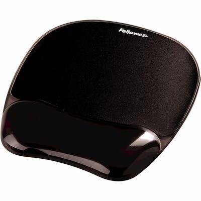 Fellowes Mousepad Wrist Support Crystals Gel