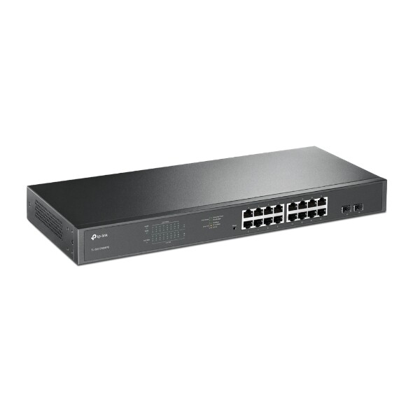 TP-Link TL-SG1218MPE JetStream 16-Port Gigabit Easy Smart PoE+ Switch with 2 SFP Slots