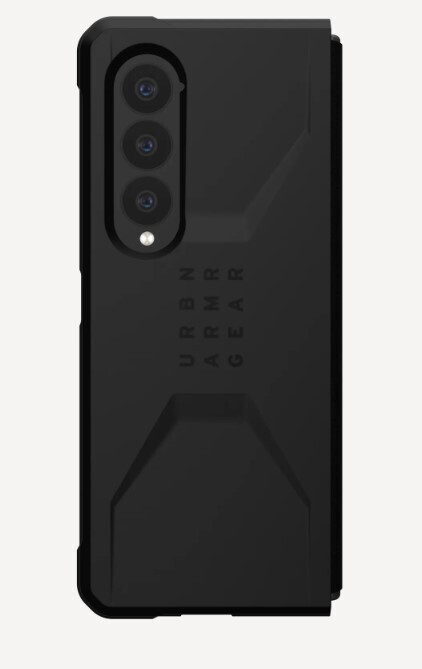 UAG Civilian Series Galaxy Z Fold 4 2022 Case, Color: Black