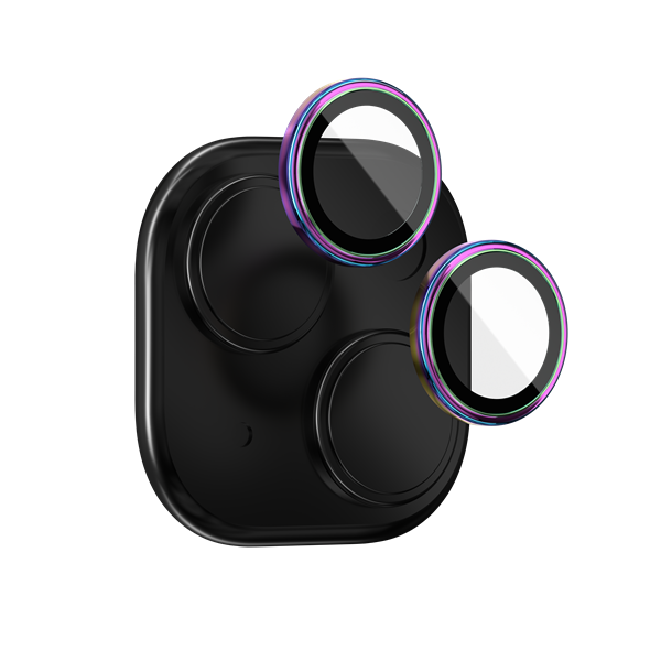 ZAGG Premium GL Camera Lens For iPhone 15 Series - Iridescent, Model: 15 Non Pro Series