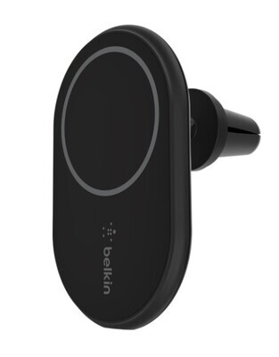 Belkin BoostCharge Magnetic Wireless Car Charger 10W ( Cigarette Lighter Adapter - Not Included) WIC004btBK-NC