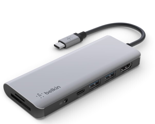 Belkin Connect USB-C 7-in-1 Multiport Hub Adapter AVC009btSGY