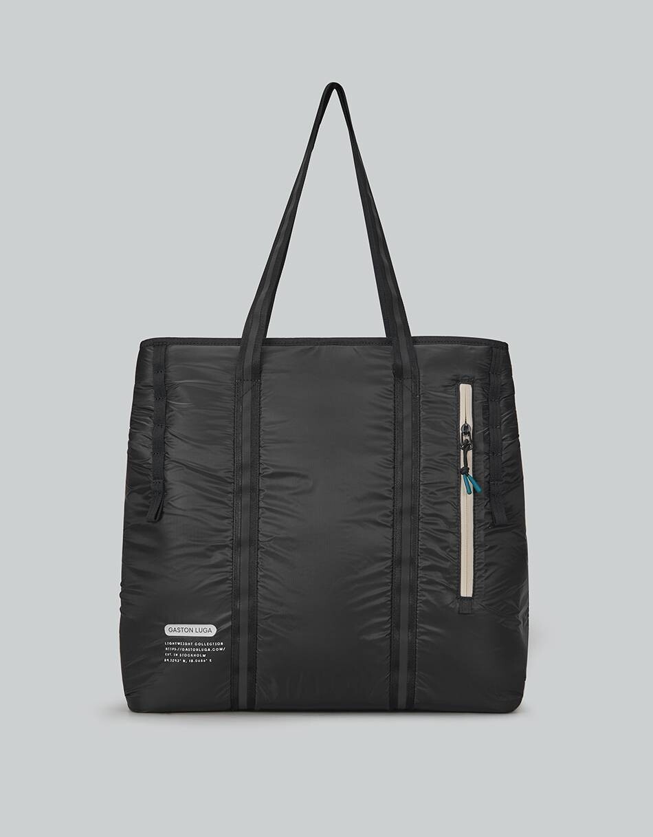 Gaston Luga Lightweight Shopper - Black