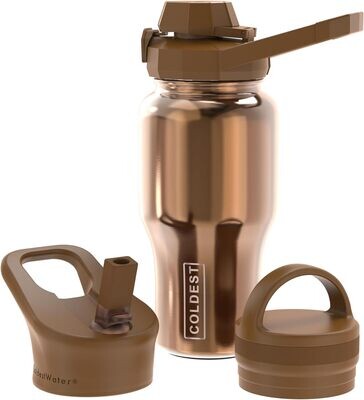 The Coldest 26oz Universal Shaker Bottle With Variety Lids (768ml)