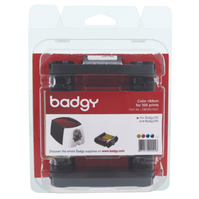 BADGY 100/200 Color Ribbon CBGR0100C