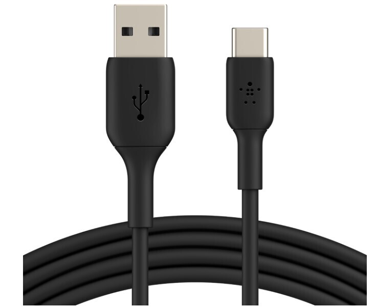 Belkin BoostCharge USB-C to USB-A Cable 15W, Color: Black