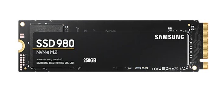 Samsung SSD 980 PCIe 3.0 NVMe 250GB/500GB/1TB