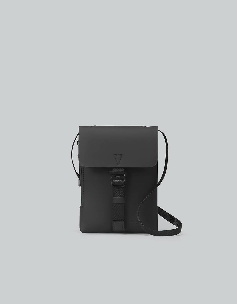 Gaston Luga Spläsh Mini Crossbody, Color: Black