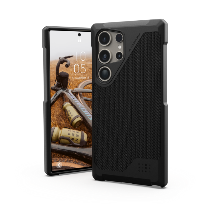 UAG Metropolis LT With Magnet Case For Samsung Galaxy S24 Ultra - Kevlar Black