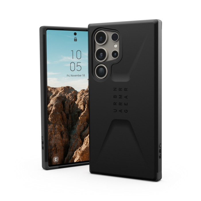 UAG Civilian Case For Samsung Galaxy S24 Ultra, Color: Black