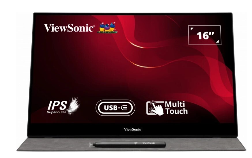 ViewSonic TD1655 16” Touch Portable Monitor