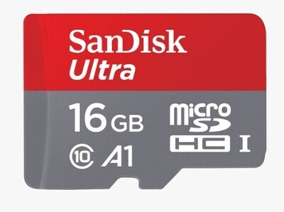SanDisk 16GB Ultra microSD without Adapter SDSQUAR-016G-GN6MN