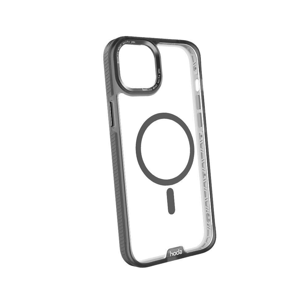 Hoda MultiColor Case For IPhone 15 Pro Max (MagSafe Compatible), Color: Grey