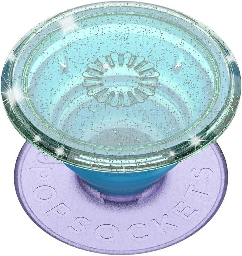 PopSockets PopGrip Premium - Translucent Glitter Mint
