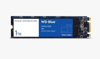 Western Digital Blue SATA SSD M.2 2280 1TB WDS100T2B0B