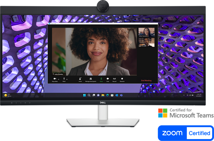 Dell 34&quot; Curved Video Conferencing Monitor - P3424WEB