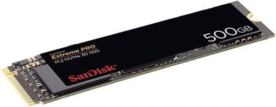 SanDisk Extreme PRO M.2 NVMe 3D SSD - 500GB  SDSSDXPM2-500G-G25