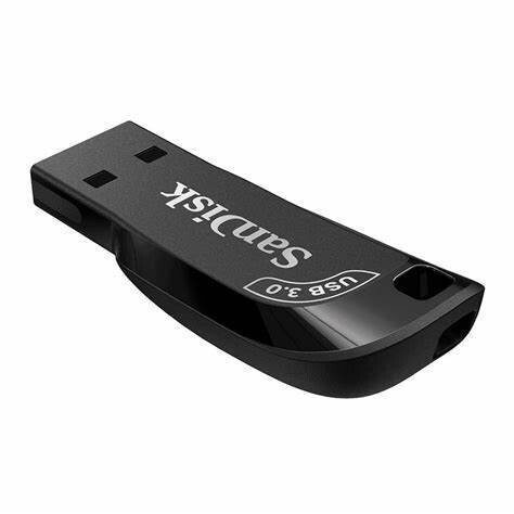 Sandisk Ultra Shift USB 3.2 Gen 1 Flash Drive CZ410, Color: Black