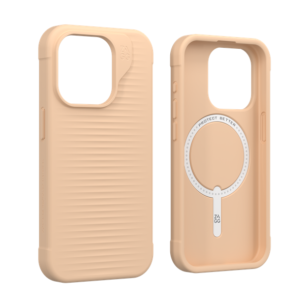 ZAGG Essential Luxe Snap PCR Case For iPhone 15 Series, Color: Yellow