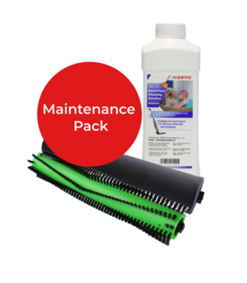 Hizero Maintenance Pack – Cleaning Roller, Brush Roller &amp; Solution 1L for F803 Vacuum Cleaner