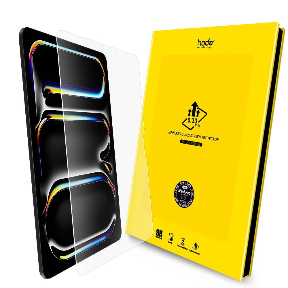 Hoda 0.33mm Clear Tempered Glass (Notch) For iPad Pro 13 2024
