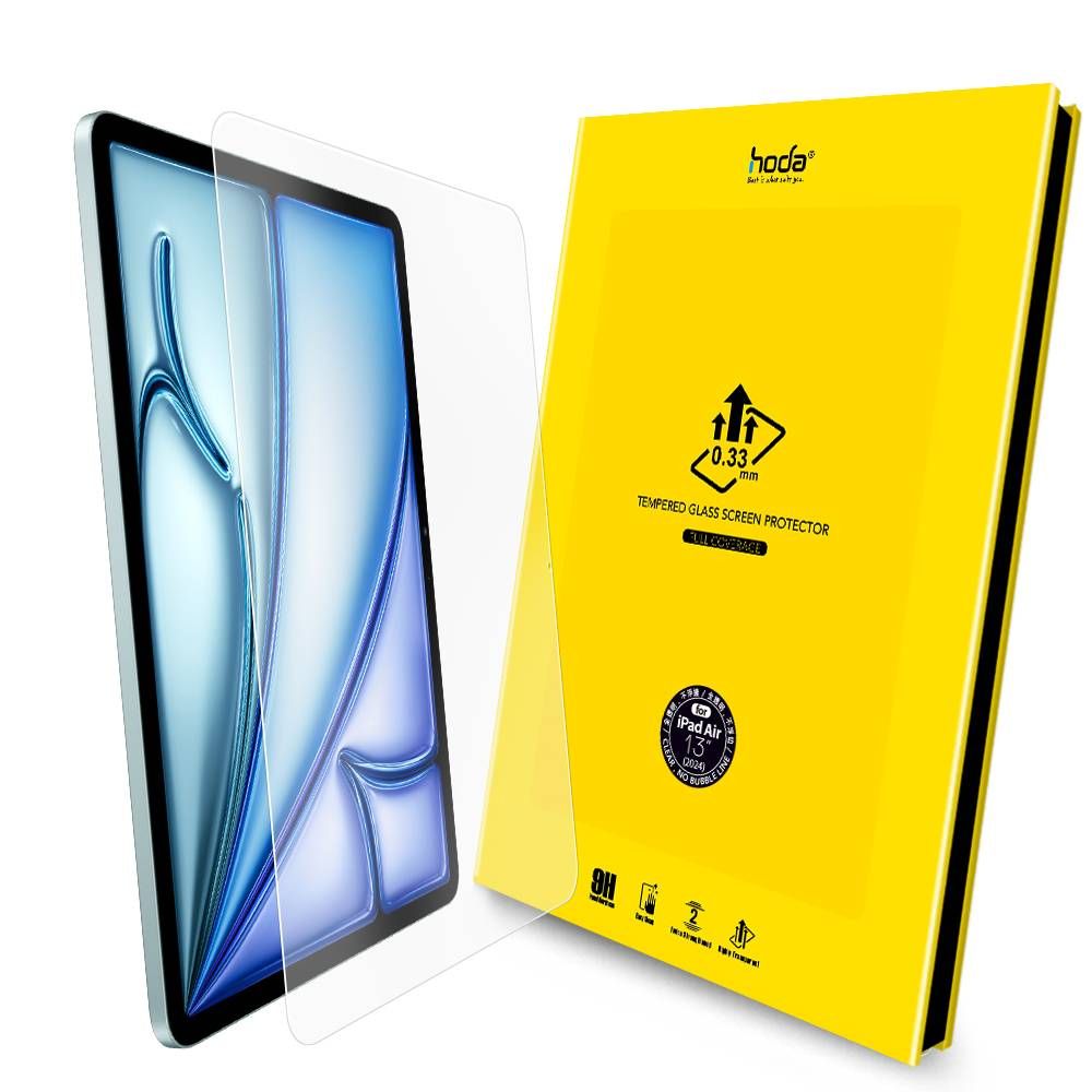 Hoda 0.33mm Clear Tempered Glass (Notch) For iPad Air 13 2024