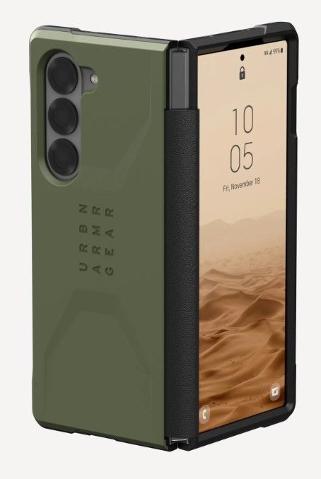 UAG Samsung Galaxy Z Fold 6 Civilian (Pre Order), Color: Olive