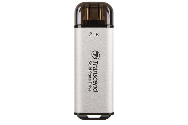 Transcend ESD300 Portable SSD (Type C) 512GB/1TB/2TB, Color: Silver