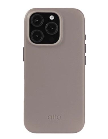 Alto Clop Leather Magnetic Case iPhone 16 Pro/16 Pro Max, Color: Cement