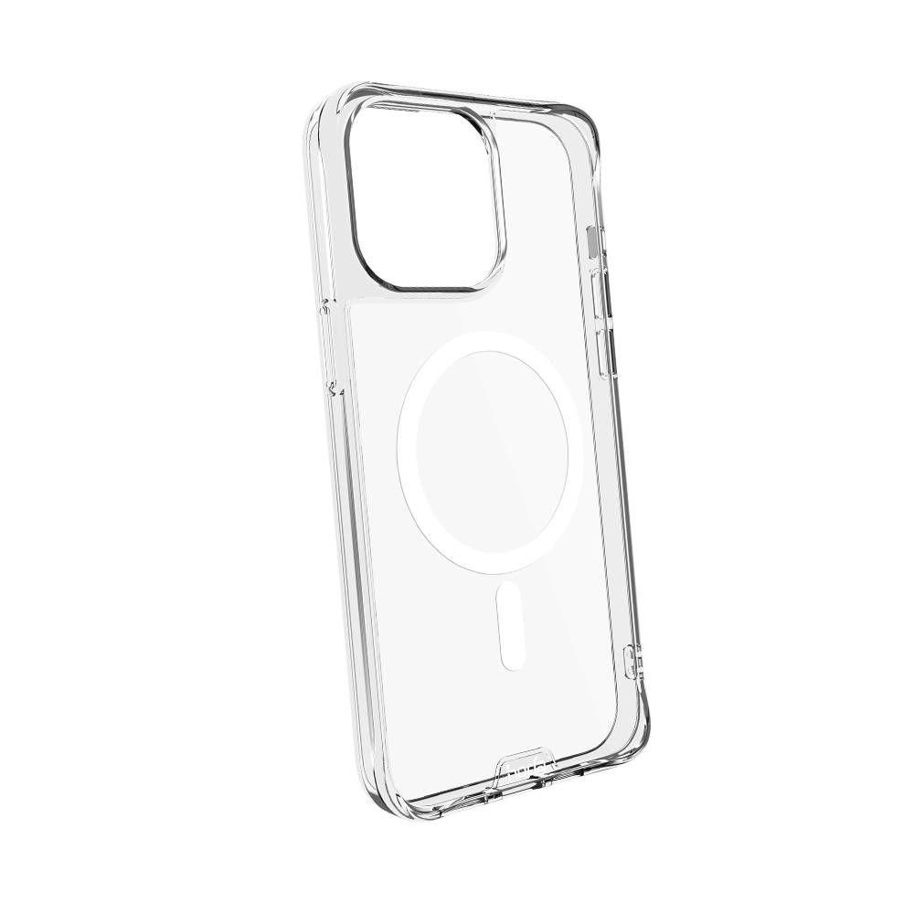 Hoda Crystal Pro Glass Case MagSafe Compatible for iPhone 16 Series, Color/Model: Clear/16 Pro