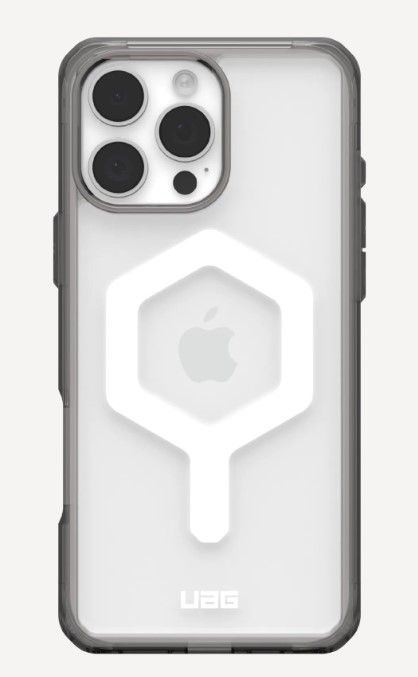 UAG Plyo Magsafe for iPhone 16 Pro Max - Magsafe Compatible, Color: Ash/White