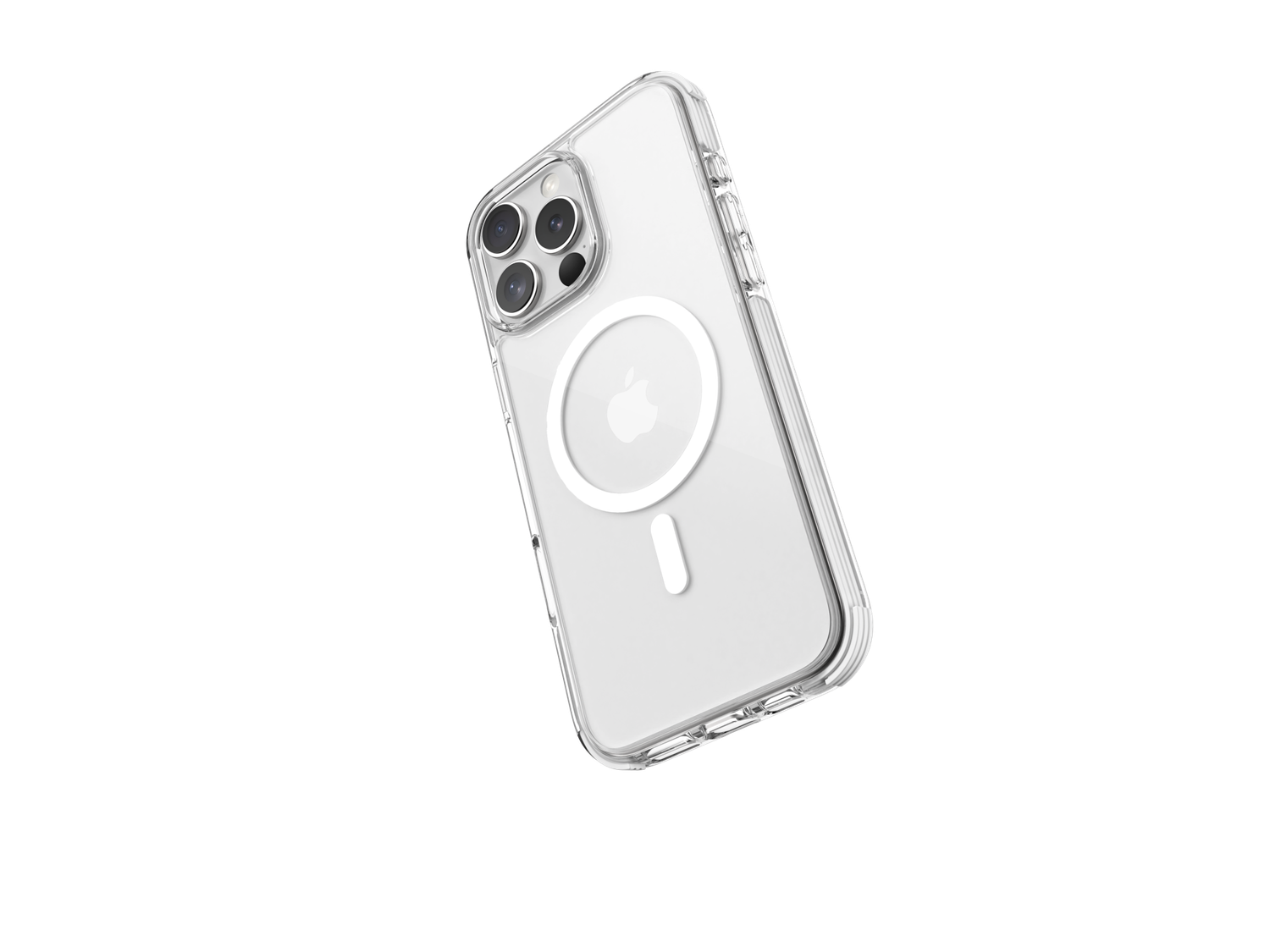 Raptic Clear Case with Magsafe for iPhone 16 Series - White