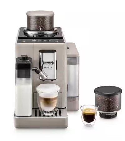 Delonghi Rivelia Sand Beige Automatic Coffee Maker EXAM440.55.BG