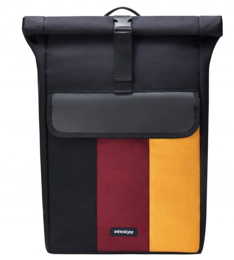 Innostyle CityTrek Elite Backpack 16 inch, Color: Black/Red /Yellow