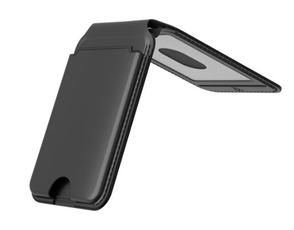Zagg Premium Snap Wallet Kickstand, Color: Black