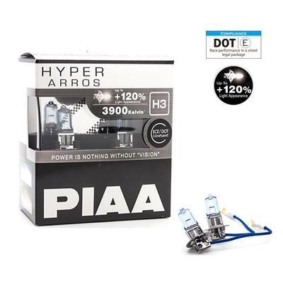 PIAA - H3 Hyper Arros 3900K Halogen Bulb