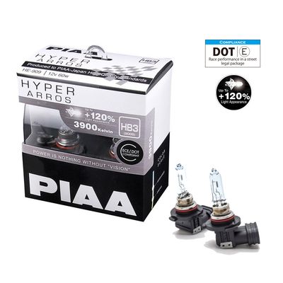 PIAA - HB3 Hyper Arros 3900K Halogen Bulb